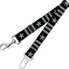 Dog Safety Seatbelt for Cars - Star and Three Stripes Black/Gray