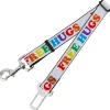 Dog Safety Seatbelt for Cars - FREE HUGS White/Multi Color
