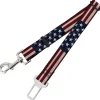 Dog Safety Seatbelt for Cars - Americana Rustic Stars & Stripes