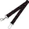 Dog Safety Seatbelt for Cars - Marble Black/Baby Pink