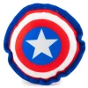 Dog Toy Ballistic Squeaker - Captain America Shield Red White Blue White