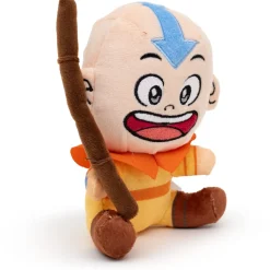 Dog Toy Squeaker Plush - Avatar the Last Airbender Avatar Aang Sitting Full Body Pose