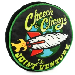 Dog Toy Squeaker Plush - CHEECH & CHONG THE JOINT VENTURE Round