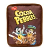 Dog Toy Squeaker Plush - Cocoa Pebbles Fred Flintstone and Barney Rubble Cereal Box Replica