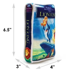 Dog Toy Squeaker Plush - Disney The Lion King VHS Tape Replica
