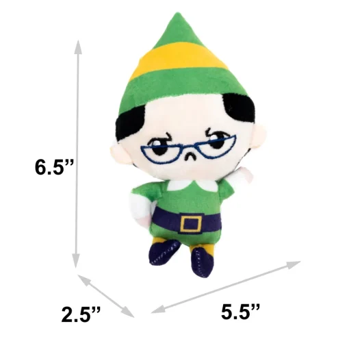 Dog Toy Squeaker Plush - Elf Chibi Papa Elf Full Body Pose
