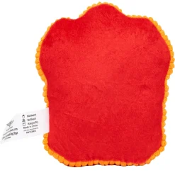 Dog Toy Squeaker Plush - Harry Potter Gryffindor Lion Charm Crest Red