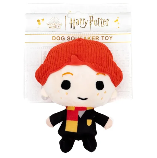 Dog Toy Squeaker Plush - Harry Potter Ron Weasley Standing Charm Full Body Pose