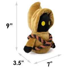 Dog Toy Squeaker Plush - Jawa Standing Pose with Rope Bandolier