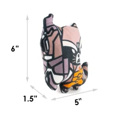 Dog Toy Squeaker Plush - Kawaii Rocket Raccoon Angry Pose