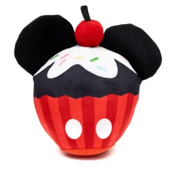 Dog Toy Squeaker Plush - Mickey Mouse Cupcake with Ears Red