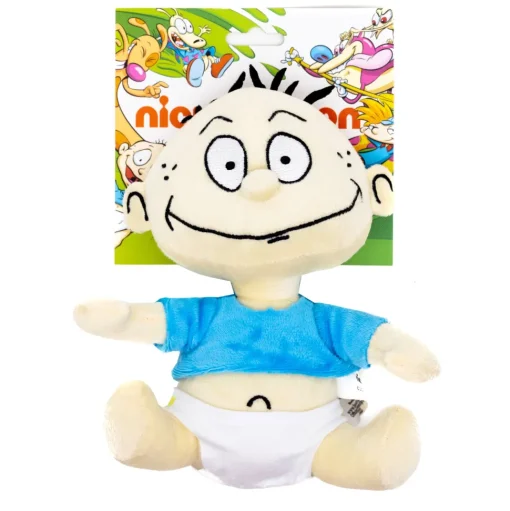 Dog Toy Squeaker Plush - Rugrats Tommy Pickles Full Body Sitting Pose