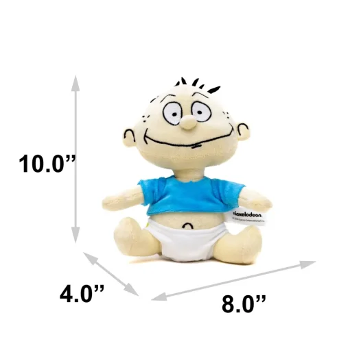 Dog Toy Squeaker Plush - Rugrats Tommy Pickles Full Body Sitting Pose