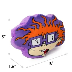 Dog Toy Squeaker Plush - Rugrats Chuckie Face