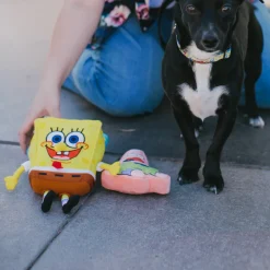 Dog Toy Squeaker Plush - SpongeBob Full Body with Arms and Legs