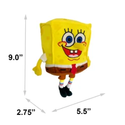 Dog Toy Squeaker Plush - SpongeBob Full Body with Arms and Legs