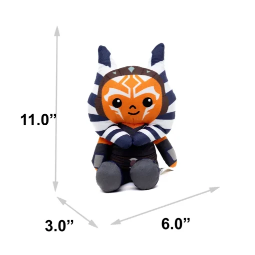 Dog Toy Squeaker Plush - Star Wars The Clone Wars Ahsoka Tano Full Body Sitting Pose