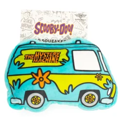 Dog Toy Squeaker Plush - Scooby Doo Flat Mystery Machine Van