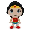 Dog Toy Squeaker Plush - Wonder Woman Full Body Standing Pose with Corduroy Hair