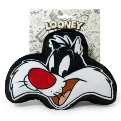 Dog Toy Squeaky Plush - Looney Tunes Sylvester the Cat Smiling