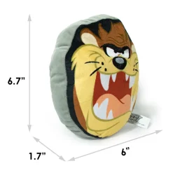 Dog Toy Squeaky Plush - Looney Tunes Taz Growling Face