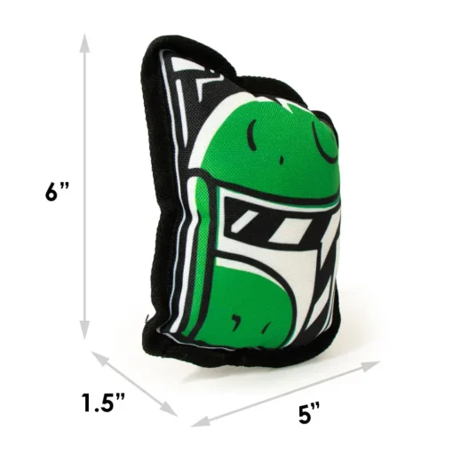 Dog Toy Squeaky Plush - Star Wars Boba Fett Head