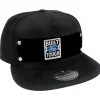 Embellishment Trucker Hat BLACK - BUILT FORD TOUGH Logo2 Black/White/Blue
