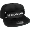 Embellishment Trucker Hat BLACK - HONDA Logo White/Black