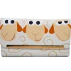 Envelope Fold Over Wallet PU - Toy Story Sheep Trio Billy Goat and Gruff Pose White Tan