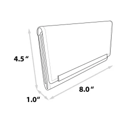 Envelope Fold Over Wallet PU - Toy Story Sheep Trio Billy Goat and Gruff Pose White Tan