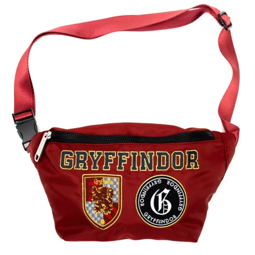 Fanny Pack - Harry Potter GRYFFINDOR Patches Embroidered Burgundy