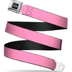 Ford Emblem Seatbelt Belt - Baby Pink Webbing