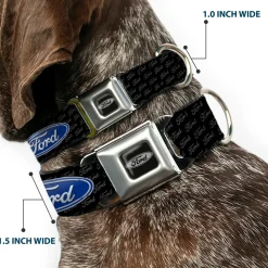 Ford Emblem Seatbelt Buckle Collar - Ford Oval REPEAT w/Text