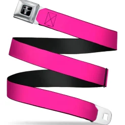 Ford Mustang Seatbelt Belt - Neon Pink Webbing