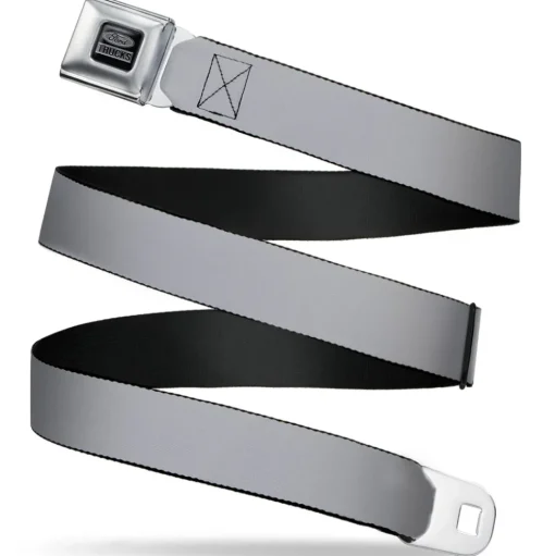Ford Trucks Seatbelt Belt - Silver Webbing