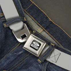 Ford Trucks Seatbelt Belt - Silver Webbing