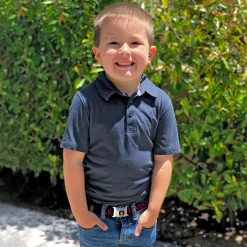 Gryffindor Crest Full Color Seatbelt Belt - Harry Potter GRYFFINDOR & Crest Black/Red Webbing