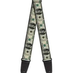 Guitar Strap - 100 Dollar Bills