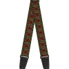 Guitar Strap - Aboriginal Black Cream Multi Color
