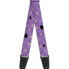 Guitar Strap - Adventure Time Lumpy Space Princess Expressions Stacked Lavender