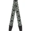Guitar Strap - Americana Federal Reserve Seal Weathered Gray Black