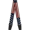 Guitar Strap - Americana Rustic Stars & Stripes