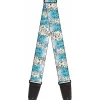 Guitar Strap - Anna Snowflakes Frozen Art Collection Poses