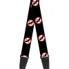 Guitar Strap - Anti-California Logo Black Red White