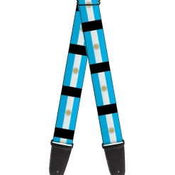 Guitar Strap - Argentina Flags