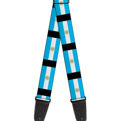 Guitar Strap - Argentina Flags
