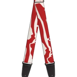 Guitar Strap - Bacon CLOSE-UP