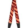 Guitar Strap - Bacon Slices Maroon