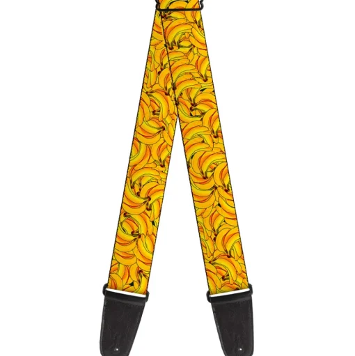 Guitar Strap - Banana Bunches Stacked