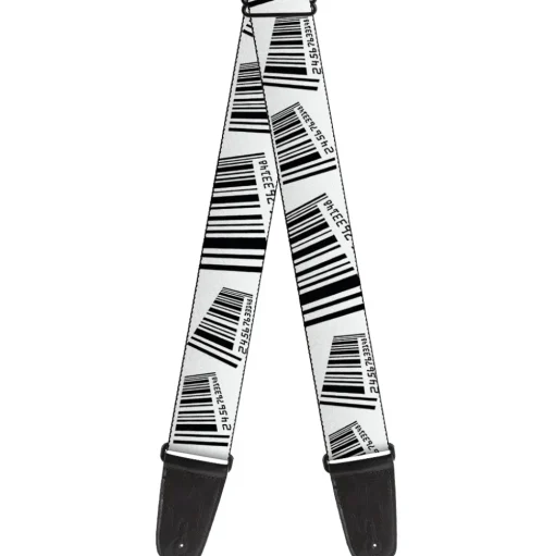Guitar Strap - Barcode